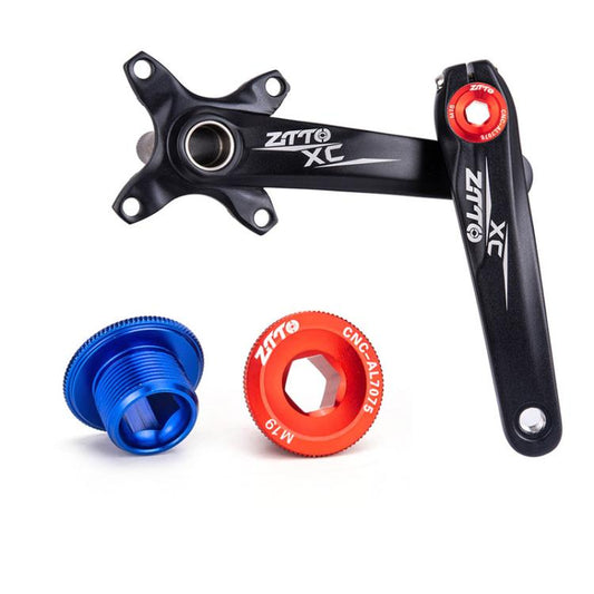 2pcs ZTTO Bicycle Aluminum Alloy Crank Cover Mountain Bike Crank Screws, Style: M19 Blue by ZTTO