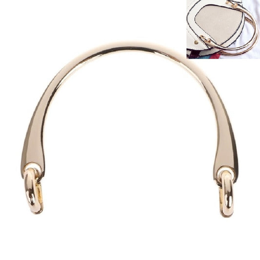 Luggage Ardware Accessories Semi-circular Handle, Color:Light Gold by bashfashion