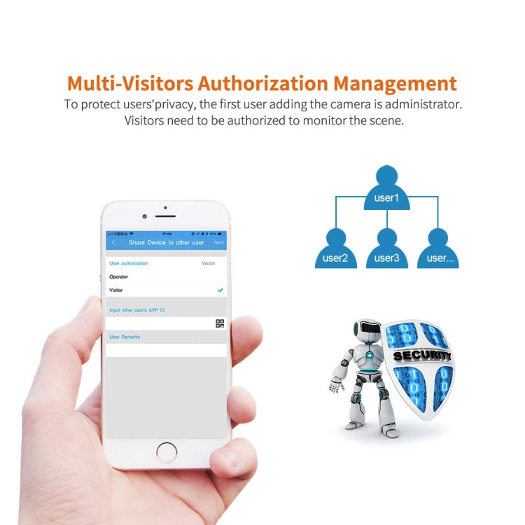 SriHome SH025 2.0 Million Pixels 1080P HD AI Auto-tracking IP Camera, Support Two Way Audio / Motion Tracking / Humanoid Detection / Night Vision / TF Card, AU Plug by SriHome