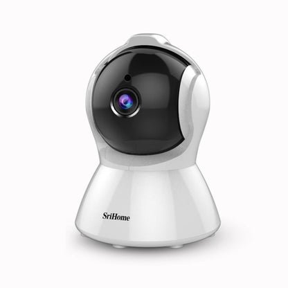 SriHome SH025 2.0 Million Pixels 1080P HD AI Auto-tracking IP Camera, Support Two Way Audio / Motion Tracking / Humanoid Detection / Night Vision / TF Card, US Plug by SriHome