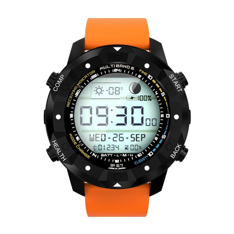 S3 1.39 inch OLED Screen Display Bluetooth Smart Watch, IP67 Waterproof, Support Compass / Heart Rate Monitor / SIM Card / GPS Navigation, Compatible with Android and iOS Phones(Orange) by bashfashion