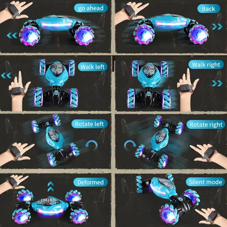 YDJ-D876 Gesture Sensing RC Stunt Car (Red) by bashfashion