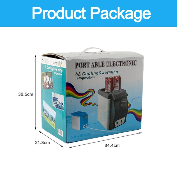 Car Auto 48W Portable Multi-Function Cooling and Warming 6L Low Noise Refrigerator for Car and Home, Cord Length: 1.8m by bashfashion