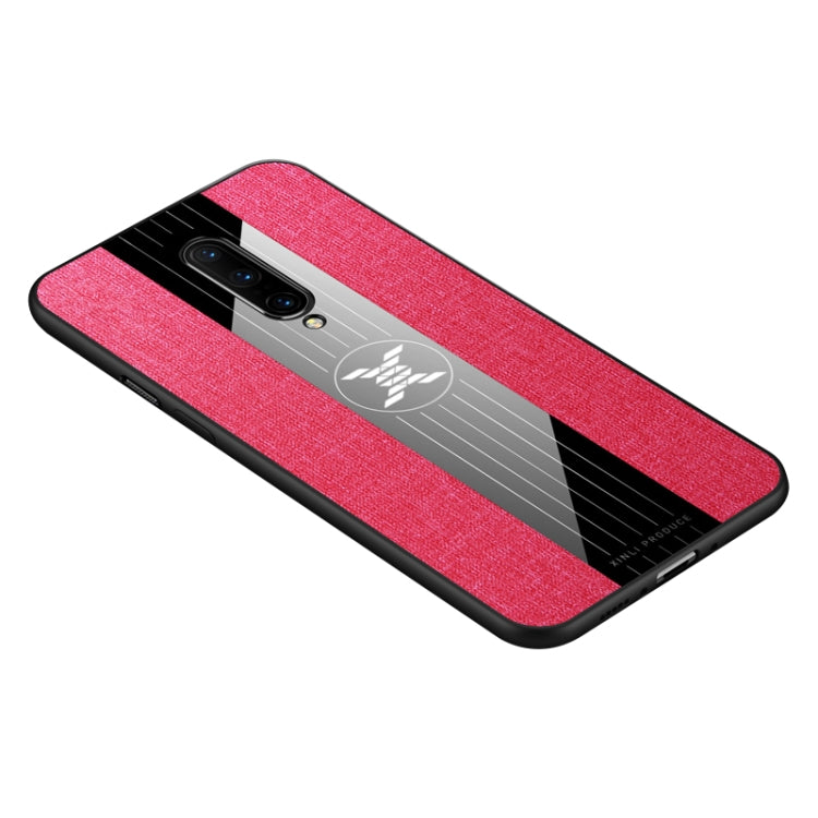 For OnePlus 7 Pro XINLI Stitching Cloth Texture Shockproof TPU Protective Case(Red) by XINLI