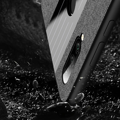 For Huawei P20 lite XINLI Stitching Cloth Textue Shockproof TPU Protective Case(Black) by XINLI