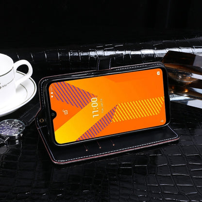 For Wiko Y62 idewei Crocodile Texture Horizontal Flip Leather Case with Holder & Card Slots & Wallet(Dark Blue) by idewei