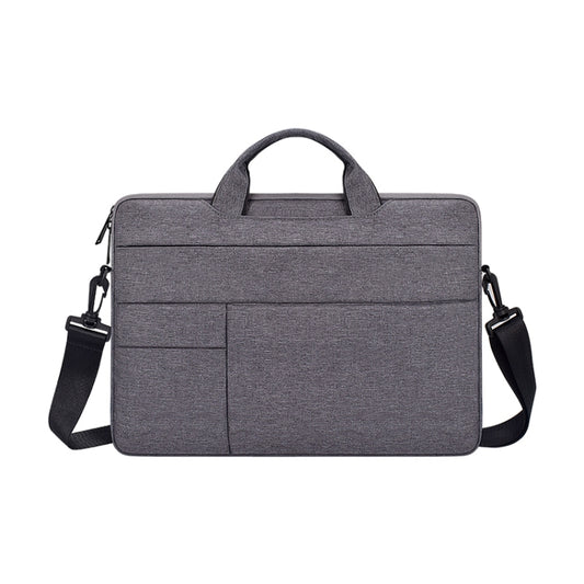 ND05SDJ Oxford Cloth + Nylon Laptop Portable Shoulder Bag, Size:15.6 inch(Deep Space Gray) by bashfashion