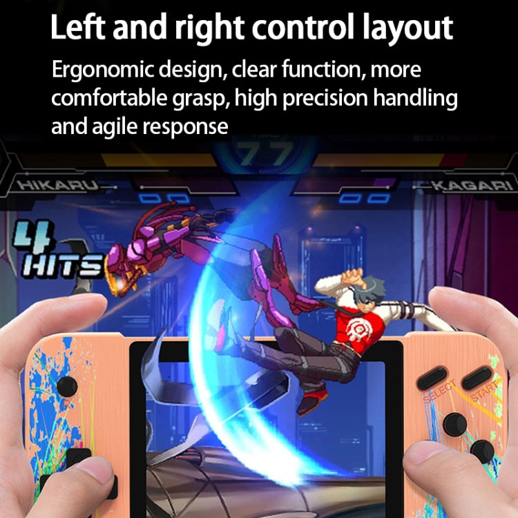 G3 Macaron 3.5 inch Screen Handheld Game Console Built-in 800 Games(Pink) by bashfashion