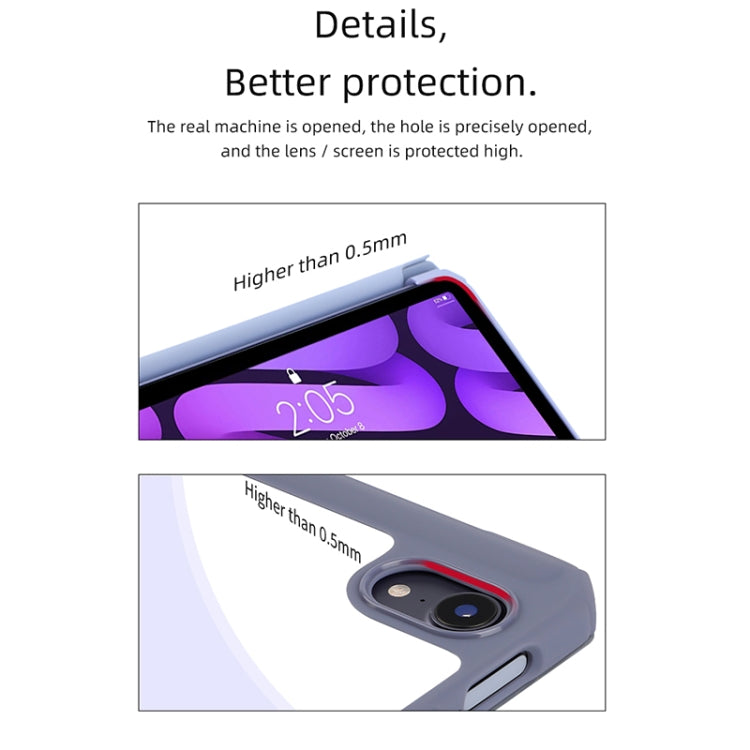 For iPad mini 6 / mini 2024 Mutural Pinyue Series Horizontal Flip Tablet Case with Holder & Pen Slot & Sleep / Wake-up Function(Black) by Mutural