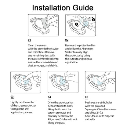 Curved 3D Composite Material Soft Film Screen Protector For Xiaomi Watch Color 2 by bashfashion