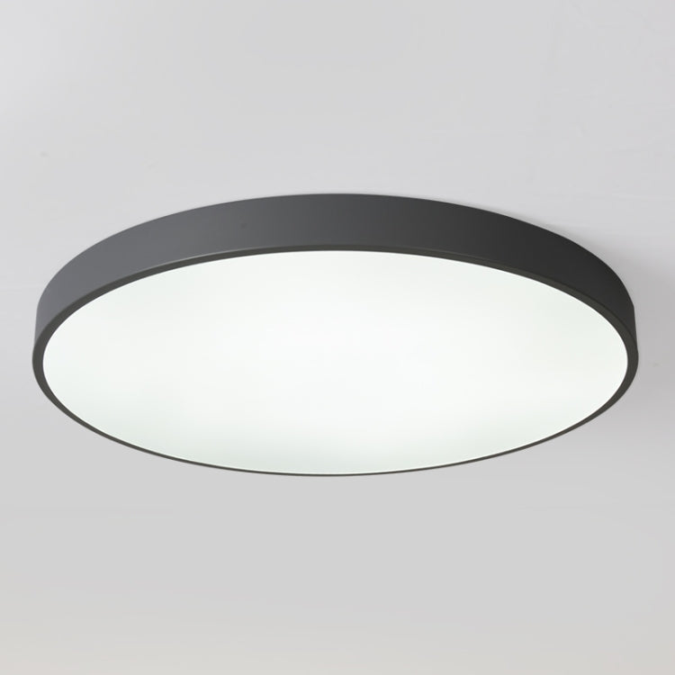 Macaron LED Round Ceiling Lamp, White Light, Size:78cm(Grey) by bashfashion