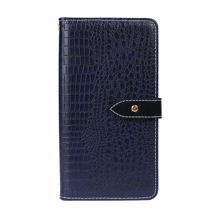 For Ulefone Note 13P idewei Crocodile Texture Horizontal Flip Phone Leather Phone Case(Dark Blue) by idewei