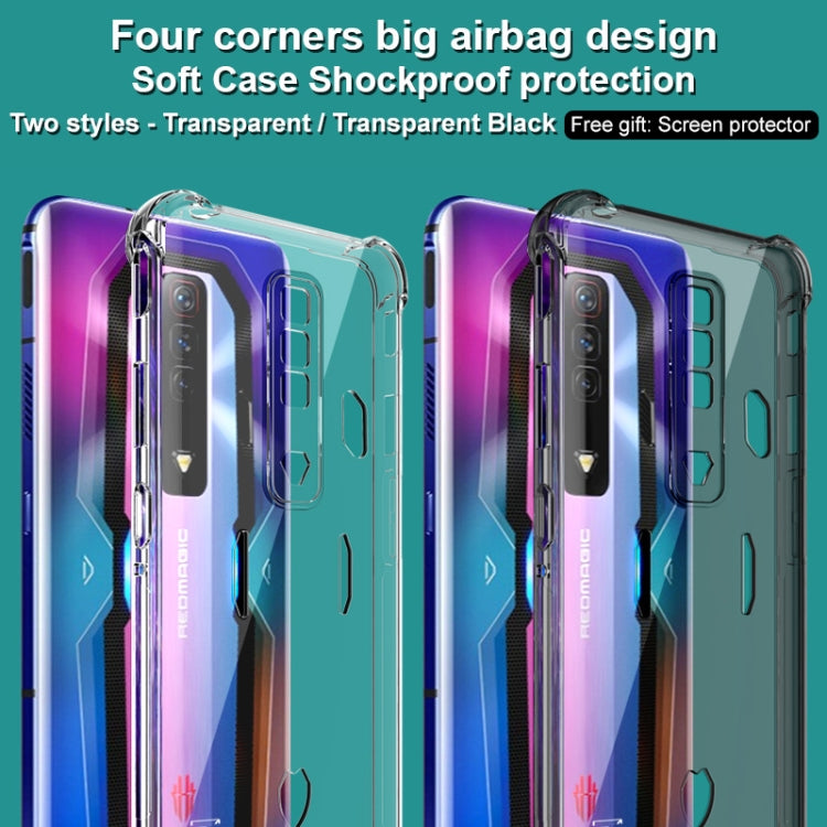 For ZTE nubia Red Magic 7 imak TPU Phone Case with Screen Protector(Transparent) by imak