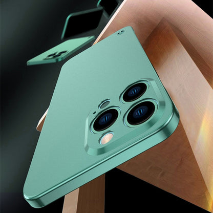 For iPhone 11 Electroplating Frosted Frameless Phone Case (Blue) by bashfashion