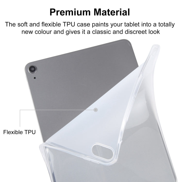 For Xiaomi Mi Pad 4 TPU Tablet Case(Frosted Clear) by bashfashion