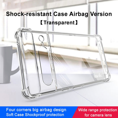For Google Pixel 7 imak Shockproof Airbag TPU Phone Case(Transparent) by imak