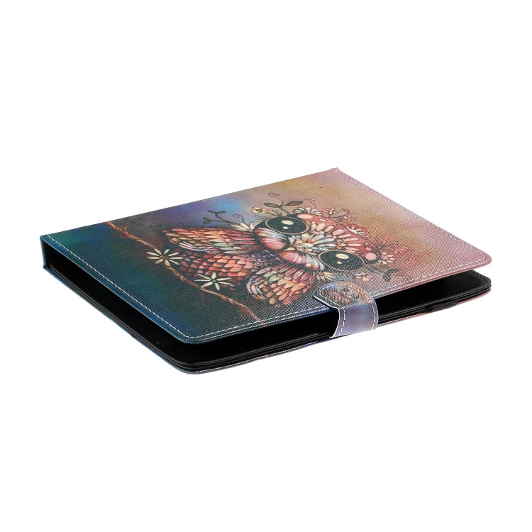 For 7 inch Tablet PC Universal Coloured Drawing Pattern Horizontal Flip Leather Case with Holder & Card Slot(Owl) by bashfashion