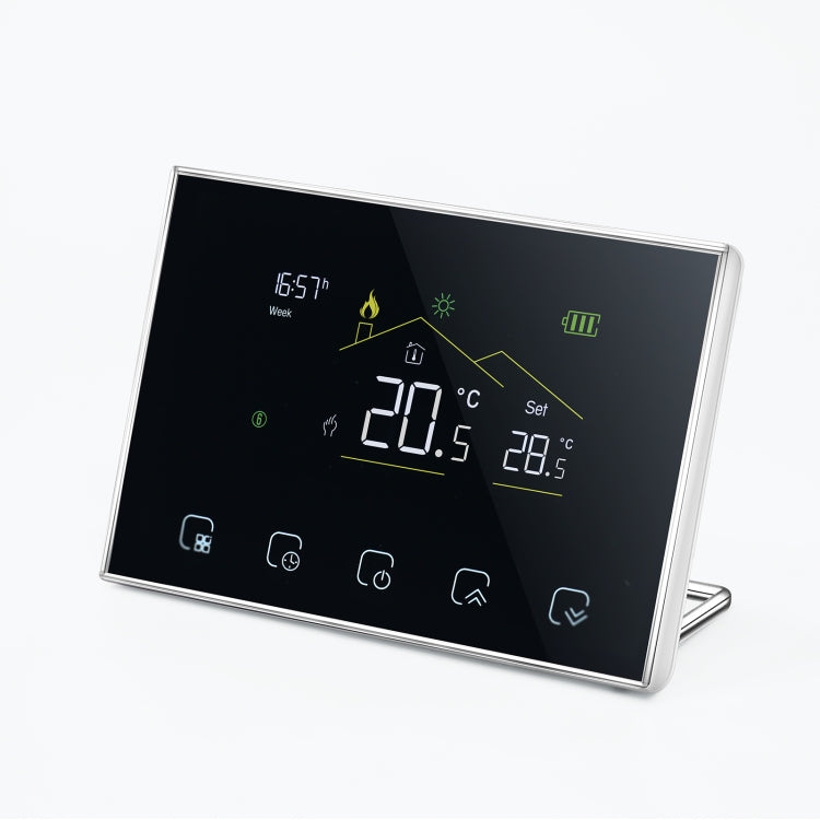 BHT-8000RF-VA- GBW Wireless Smart LED Screen Thermostat With WiFi, Specification:Electric Heating by bashfashion