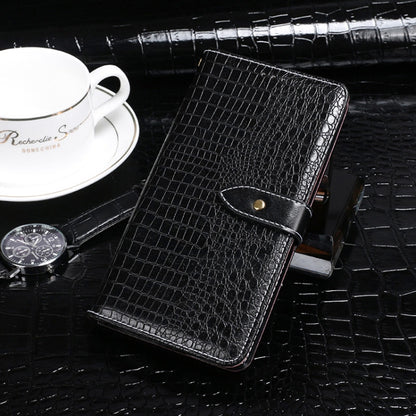 For Cubot J5 idewei Crocodile Texture Horizontal Flip Leather Case with Holder & Card Slots & Wallet(Black) by idewei
