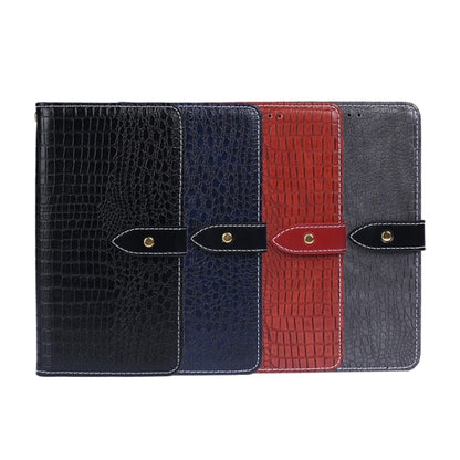 For Sharp Rouvo V idewei Crocodile Texture Leather Phone Case(Dark Blue) by idewei