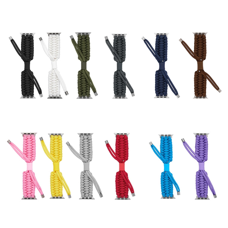 Stretch Plain Silicone Bean Watch Band For Apple Watch 9 41mm(Army Green) by bashfashion