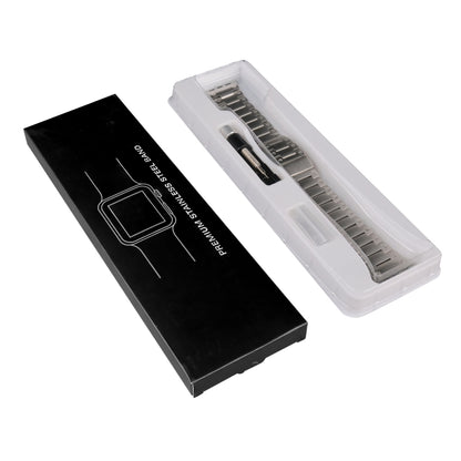 Double Rows Metal Watch Band For Apple Watch 4 44mm(Titanium) by bashfashion