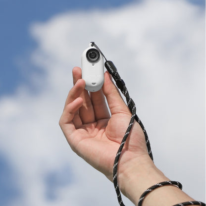 For Insta360 Go 3 Sunnylife IST-BHT594 Camera Body Silicone Case with Lens Cap & Neck Strap(White) by Sunnylife