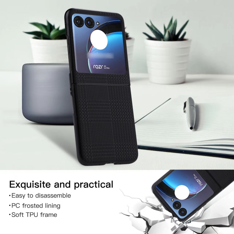 For Motorola Razr 40 Ultra ViLi TH Series Shockproof TPU + PC Phone Case(Black) by ViLi