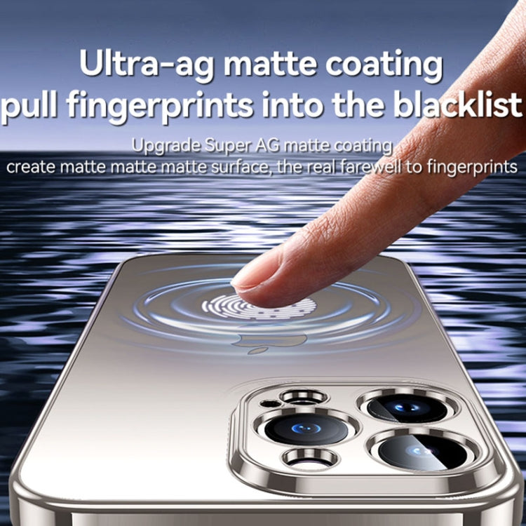 For iPhone 15 SULADA Electroplating Frosted TPU Phone Case(Black) by SULADA