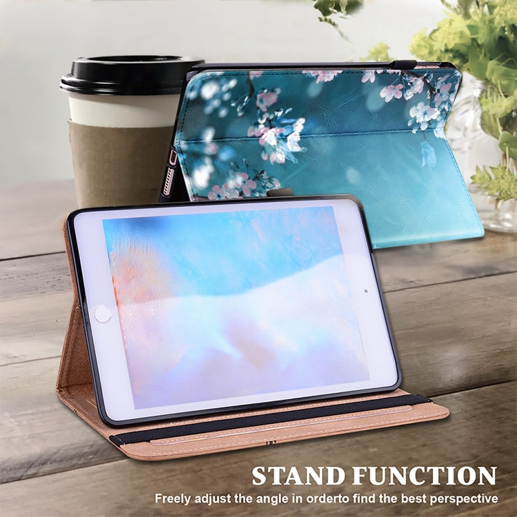 For Samsung Galaxy Tab A7 Lite 8.7 Crystal Texture Painted Leather Tablet Case(Plum Bossom) by bashfashion