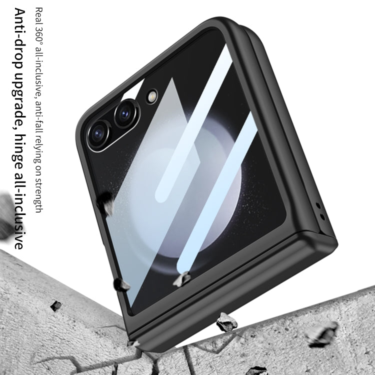 For Samsung Galaxy Z Flip5 GKK Integrated Full Coverage Folding Phone Case(Green) by GKK