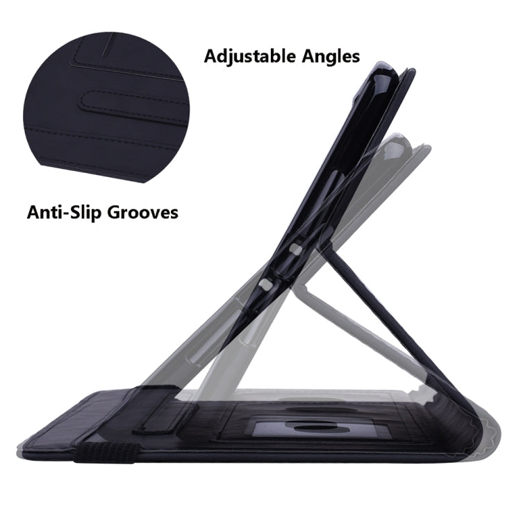 For Samsung Galaxy Tab S11 / S10 / S9 FE Calf Texture Embossed Leather Tablet Case(Black) by bashfashion