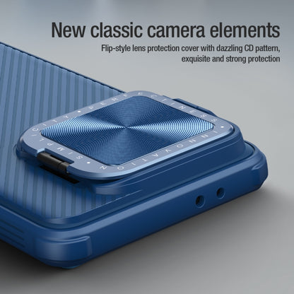 For Xiaomi Redmi K70/K70 Pro NILLKIN Black Mirror Prop CD Texture Mirror Phone Case(Blue) by NILLKIN