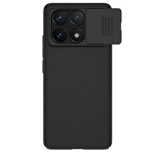 For Xiaomi Redmi K70E / Poco X6 Pro 5G NILLKIN Black Mirror Series Camshield PC Phone Case(Black) by NILLKIN