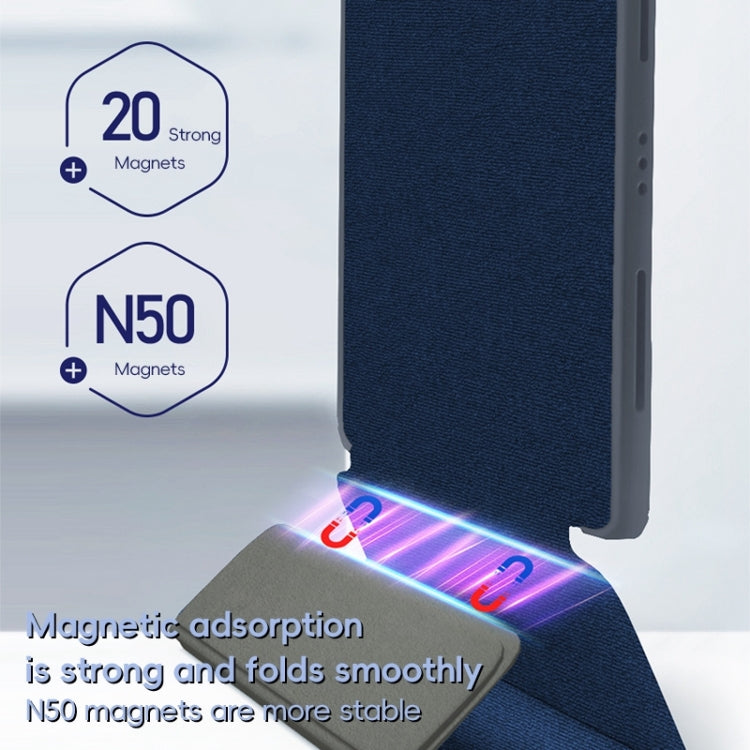 For iPad Air 10.9 2022 / 2020 ZGA Tri-Fold Voltage Smart Leather Tablet Case(Black) by ZGA