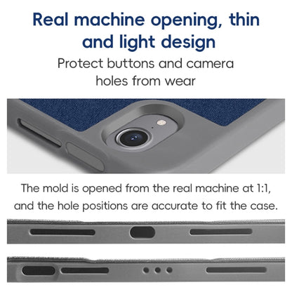 For iPad Pro 12.9 2022/2021/2020 ZGA Tri-Fold Voltage Smart Leather Tablet Case(Red) by ZGA