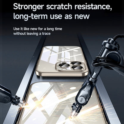 For iPhone 15 Pro SULADA Electroplating Frosted PC + TPU Shockproof Phone Case(Silver) by SULADA