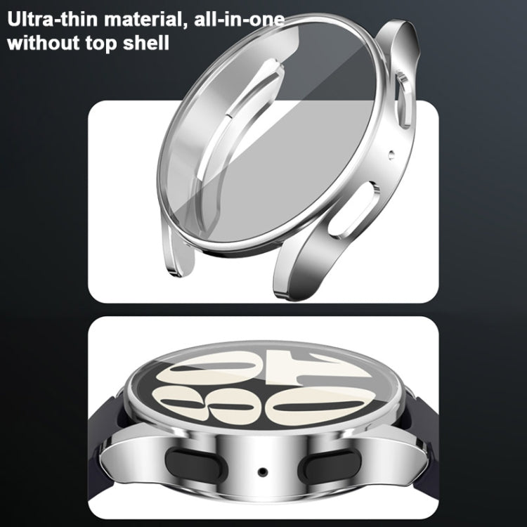 For Samsung Galaxy Watch FE 40mm Full Coverage Electroplated TPU Watch Protective Case(Grey) by bashfashion