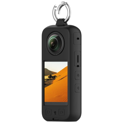 For Insta360 X3 Portable Silicone Protective Case(Black) by bashfashion