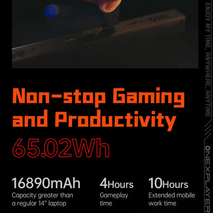 ONE-NETBOOK OneXPlayer X1 mini 8.8 inch Handheld Game Console, 16GB+512GB, Windows 11 AMD Ryzen 7 8840U(Black) by ONE-NETBOOK