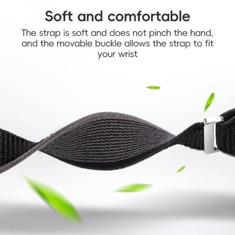 For Apple Watch Ultra 49mm Dual-Section Loop Nylon Watch Band(Midnight Color) by bashfashion