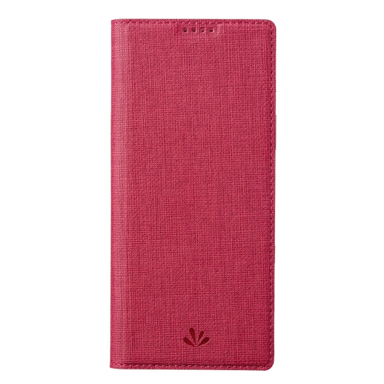 For Sharp Aquos Wish4 ViLi DMX Series TPU + PU Leather Magnetic Phone Case(Rose Red) by ViLi