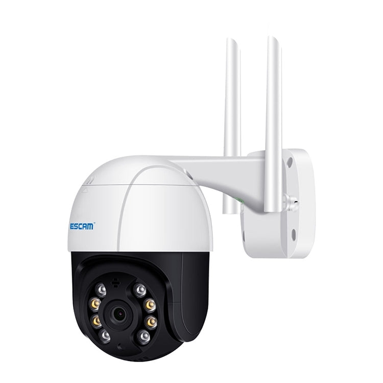 ESCAM QF518 5MP Smart WiFi IP Camera, Support AI Humanoid Detection / Auto Tracking / Dual Light Night Vision / Cloud Storage / Two Way Audio / TF Card, Plug:EU Plug(White) by ESCAM