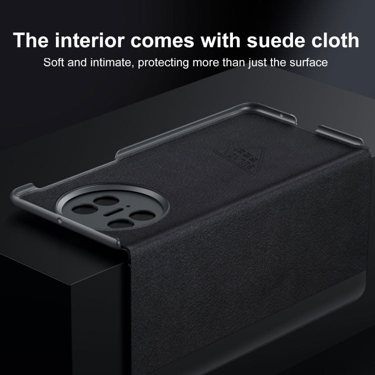 For Huawei Mate X5 / X3 SULADA Smart Series Wristband Holder Smart View Window Genuine Leather Phone Case(Green) by SULADA