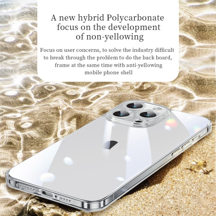 For iPhone 16 Plus SULADA TPU Frame Tempered Glass Transparent Phone Case(Black) by SULADA