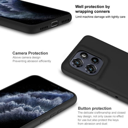 For Motorola Moto S50 5G IMAK UC-3 Series Shockproof Frosted TPU Phone Case(Black) by imak