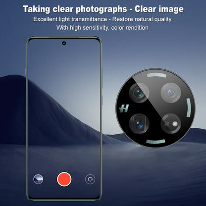 For OnePlus 12 5G imak Black Version HD Glass Rear Camera Lens Film, Self-positioning Version by imak