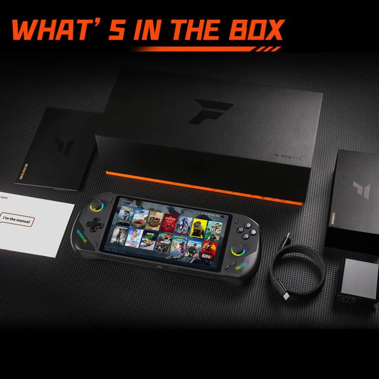 ONE-NETBOOK OneXPlayer F1 Pro 7 inch Handheld Game Console, 32GB+1TB, Windows 11 AMD Ryzen 7 8840U(UK Plug) by ONE-NETBOOK