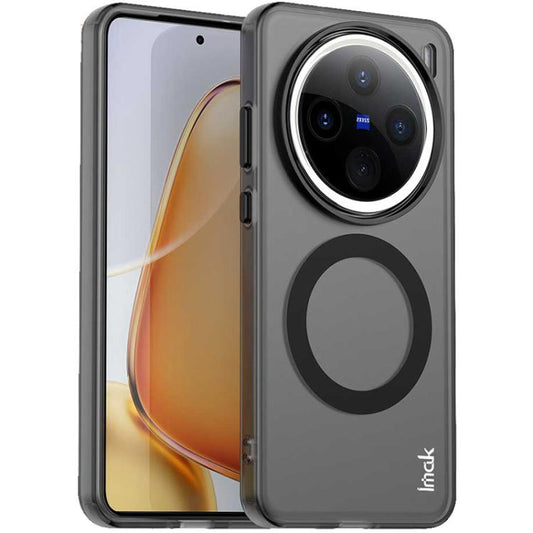 For vivo X200 Pro mini IMAK Candy Series Shockproof MagSafe Phone Case(Black) by imak