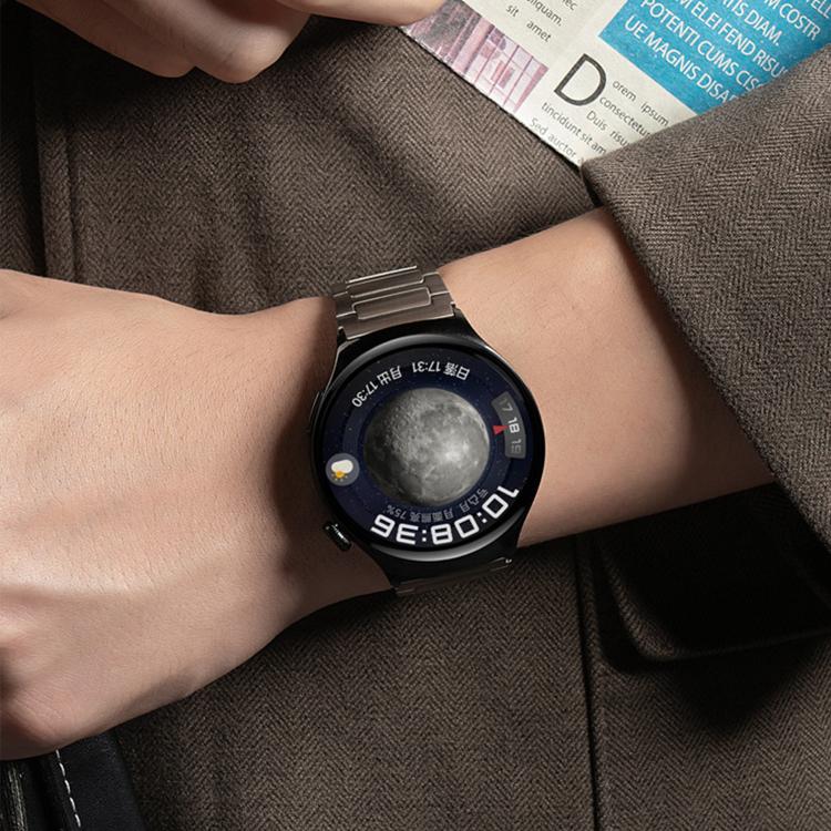 Kalebol 22mm Universal Titanium Scratch Resistant Strap(Titanium Silver) by Kalebol